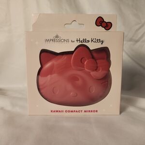 Impressions for Hello Kitty Kawaii Compact Mirror, Matte Red New in Sealed Box